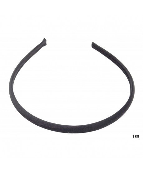 Opaska do włosów z materiałem czarna