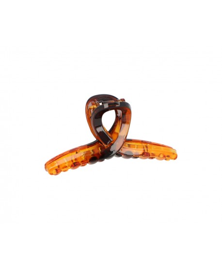 Spinka do włosów bursztynowa mała pętelka
