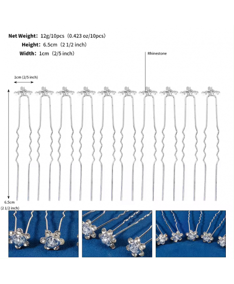 Ozdobne drobne kokówki ze srebrną różyczką