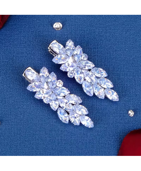 Ozdobne spinki do włosów błyszczące cyrkonie