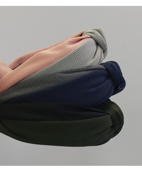 Opaski z węzełkiem do włosów dwukolorowe