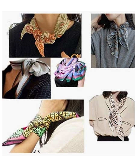 Apaszka z wzorkiem czarno-biała