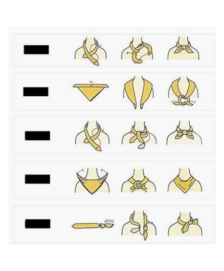 Apaszka w paseczki niebieski i burgundowy