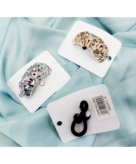 Gumki do włosów z ozdobą na kucyk karbowane hair cuff