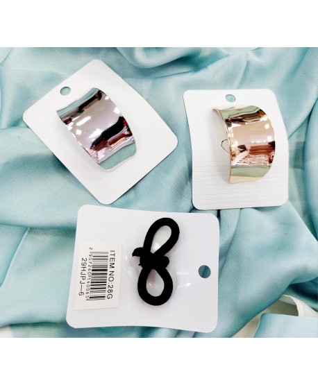 Gumki do włosów z ozdobą na kucyk nakładka hair cuff