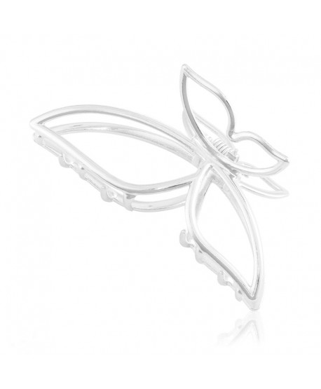 Spinka do włosów srebrny motylek