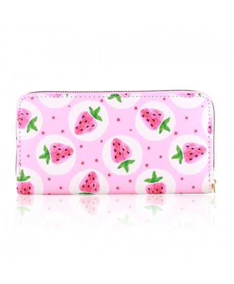 Portfel Cavaldi duży piórnik z truskawkami