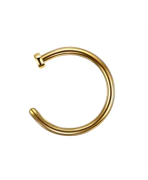 Kółeczka tytanowe do nosa 1*8 mm / 1*10 mm