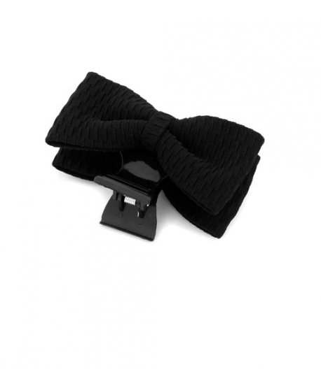 Klamry do włosów z materiałową kokardą