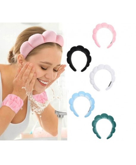 Opaska do włosów kosmetyczne SPA chmurka