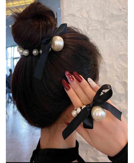 Gumeczki z perełkami i wstążeczką