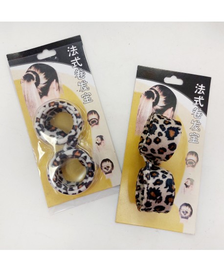 Hairagami twister w panterkę