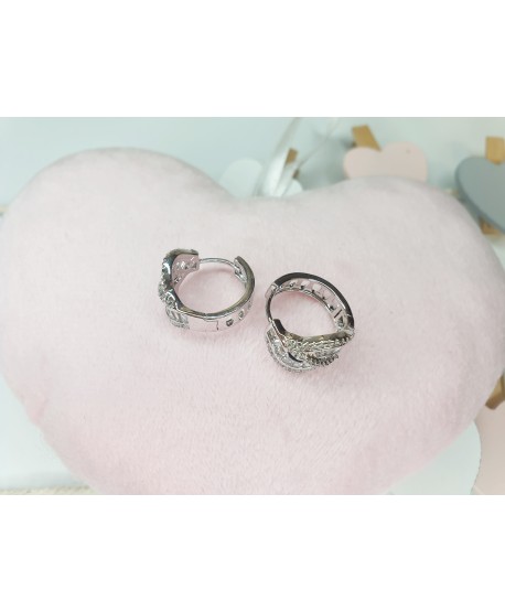 kolczyki stal ozdobne