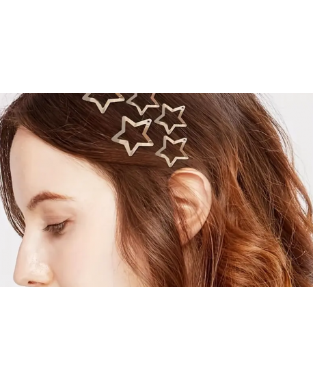 Spinki gwiazdki srebrne, złote