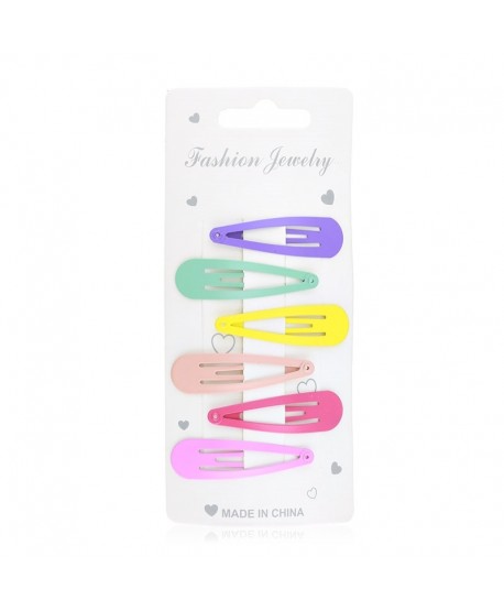 Spinki pyki klasyczne średnie zestaw 6 szt