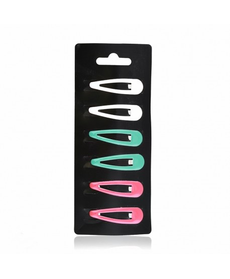Spinki pyki klasyczne średnie zestaw 6 szt