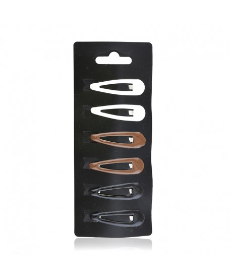 Spinki pyki klasyczne średnie zestaw 6 szt