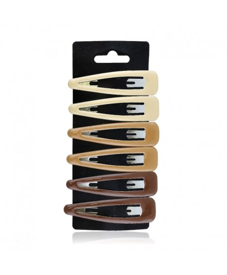 Spinki pyki klasyczne duże zestaw 6 szt