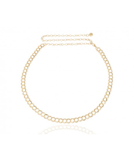 Pasek łańcuszkowy złoty ogniwa