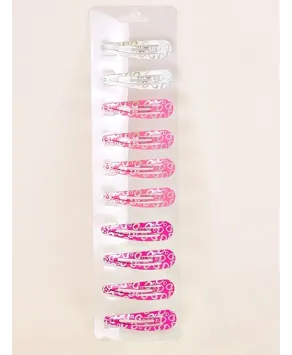 Spineczki pyki dziecięce w serduszka 2 szt