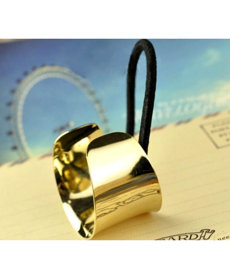 Gumka do włosów z ozdobą na kucyk nakładka hair cuff