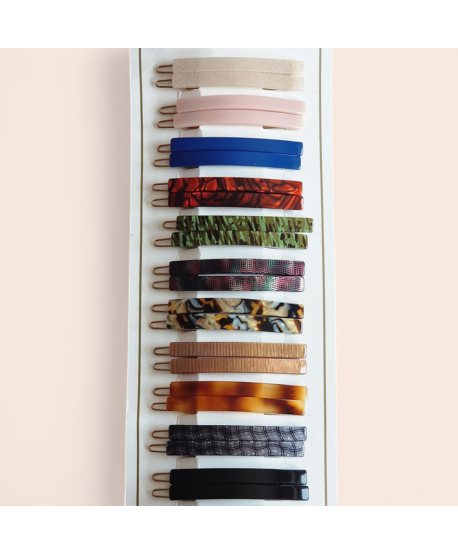 Spinki na kulkę francuskie podłużne małe