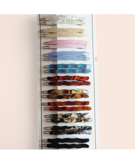 Spinki na kulkę francuskie pofalowane małe