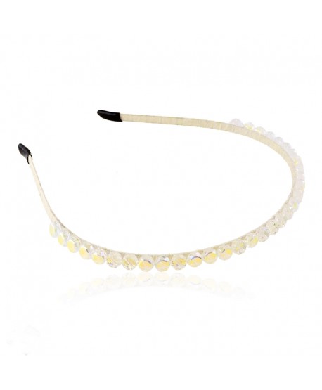 Ozdobna opaska z opalizującymi kryształkami