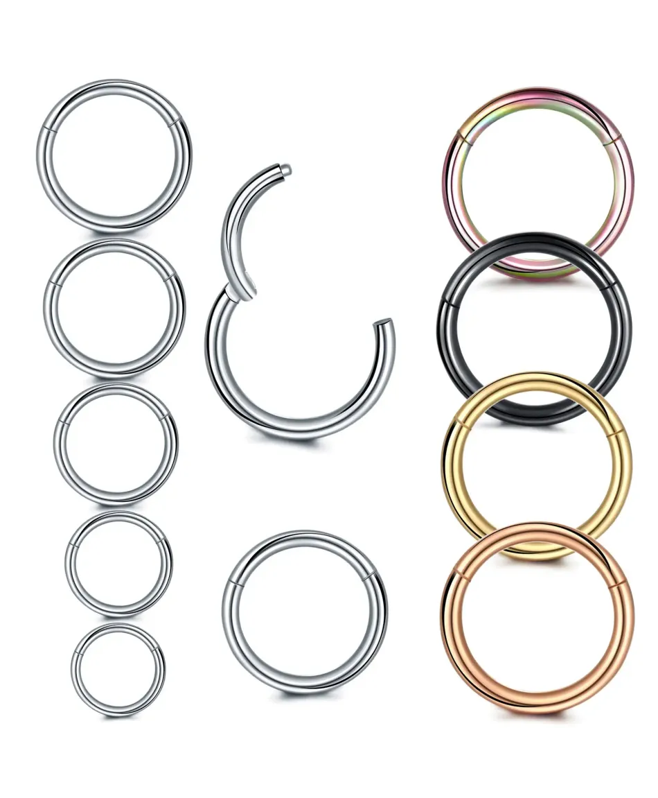 Kolczyk tytan kółeczko clicker