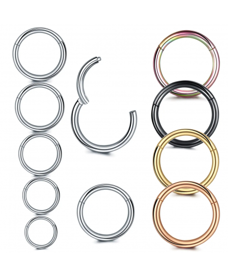 Kolczyk tytan kółeczko clicker