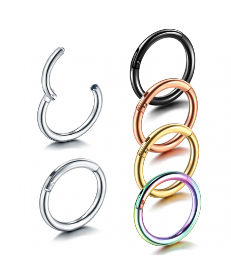 Kółeczka stal zapinane clicker 6/8/10/12 mm