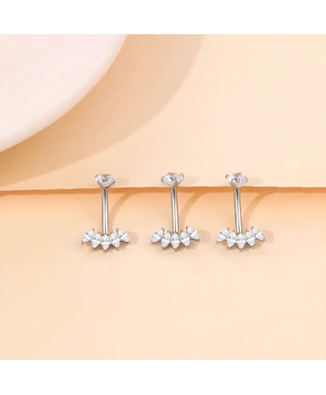 Kolczyki do pępka tytan ozdoba z łezek