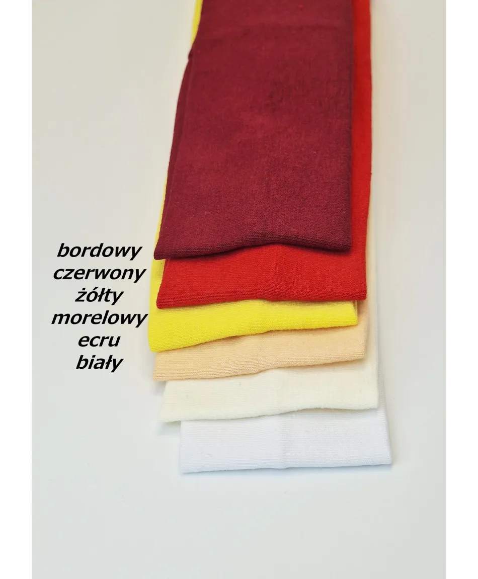 Opaska do włosów na uszy bawełniana wąska