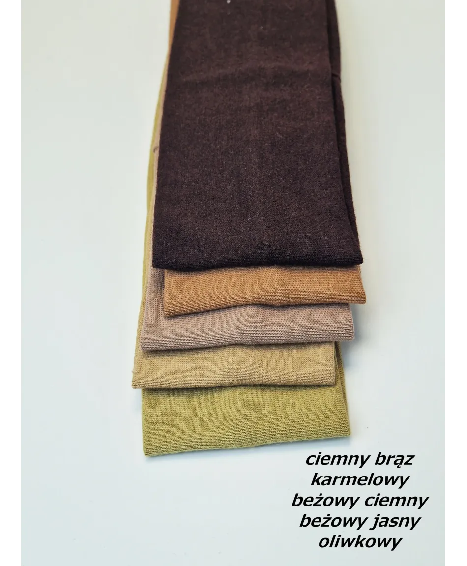 Opaska do włosów na uszy bawełniana wąska