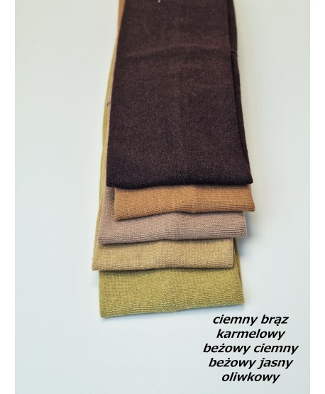 Opaska do włosów na uszy bawełniana wąska