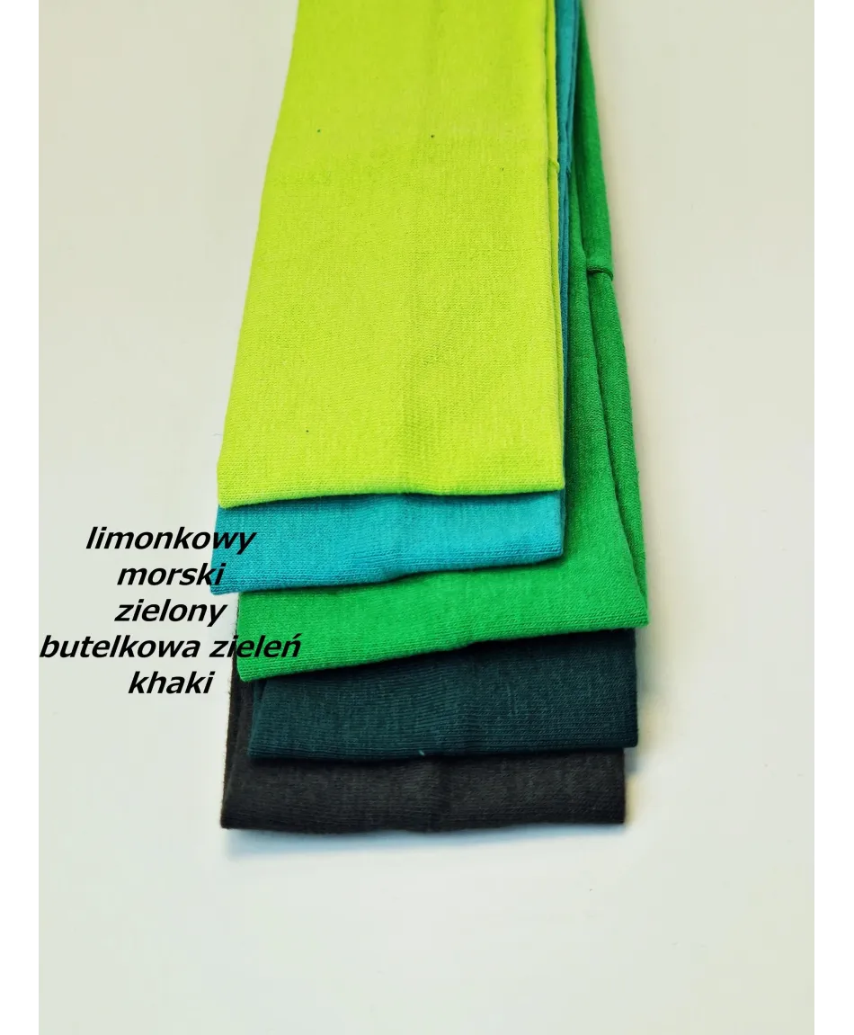 Opaska do włosów na uszy bawełniana wąska