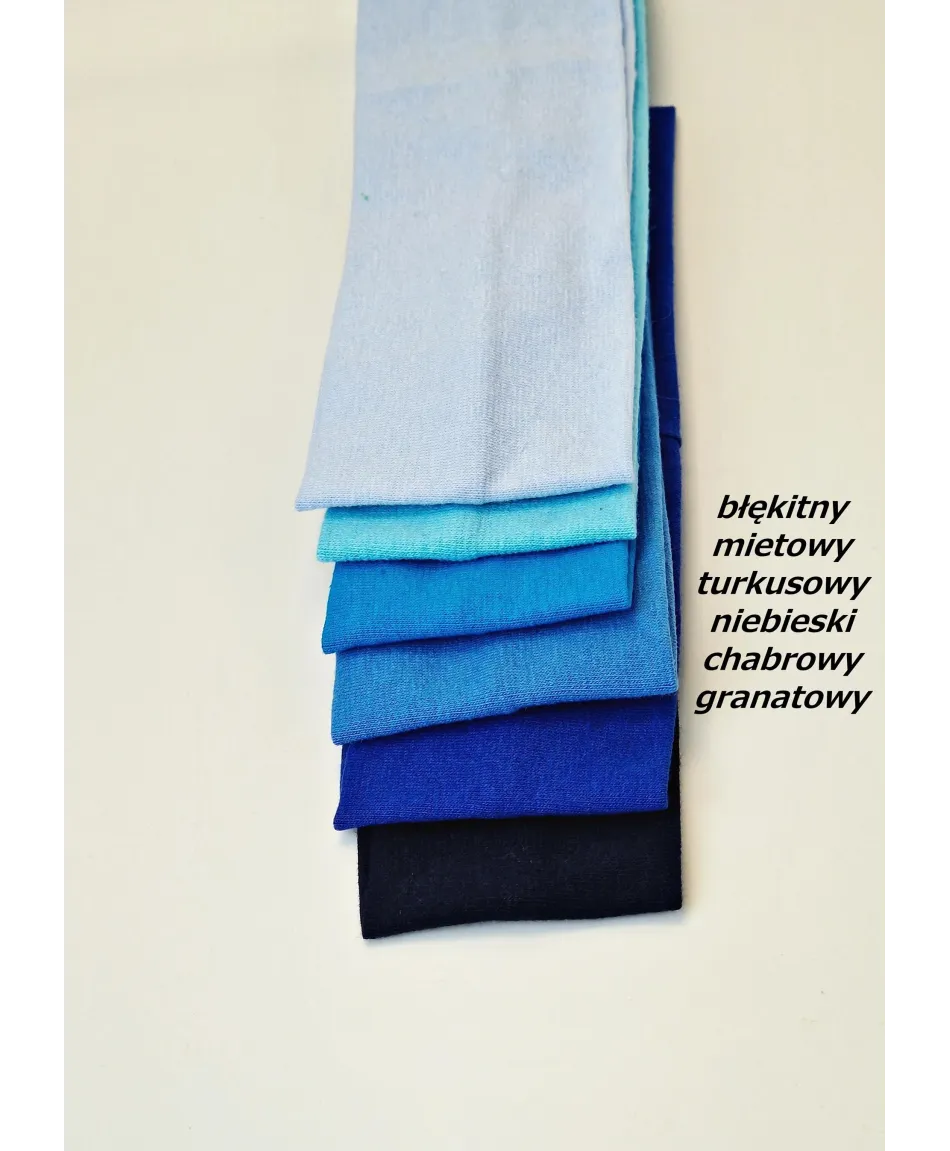 Opaska do włosów na uszy bawełniana wąska