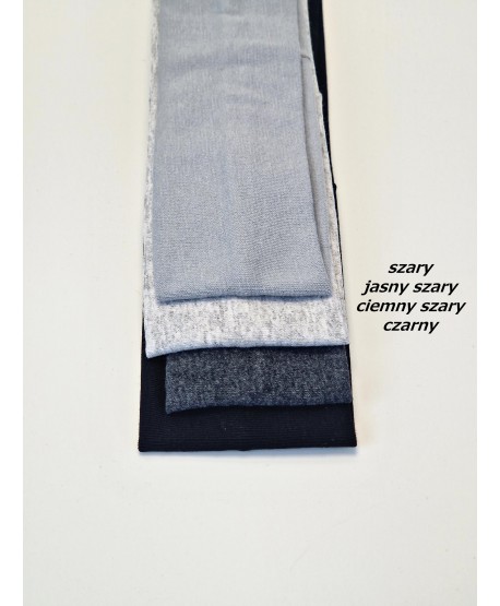 Opaska do włosów na uszy bawełniana wąska