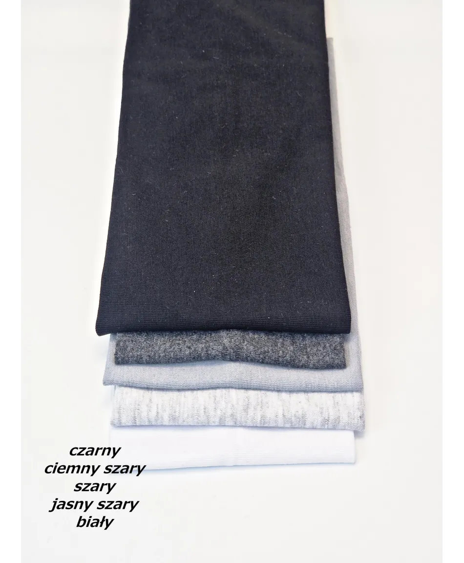 Opaska do włosów bawełniana na uszy szeroka