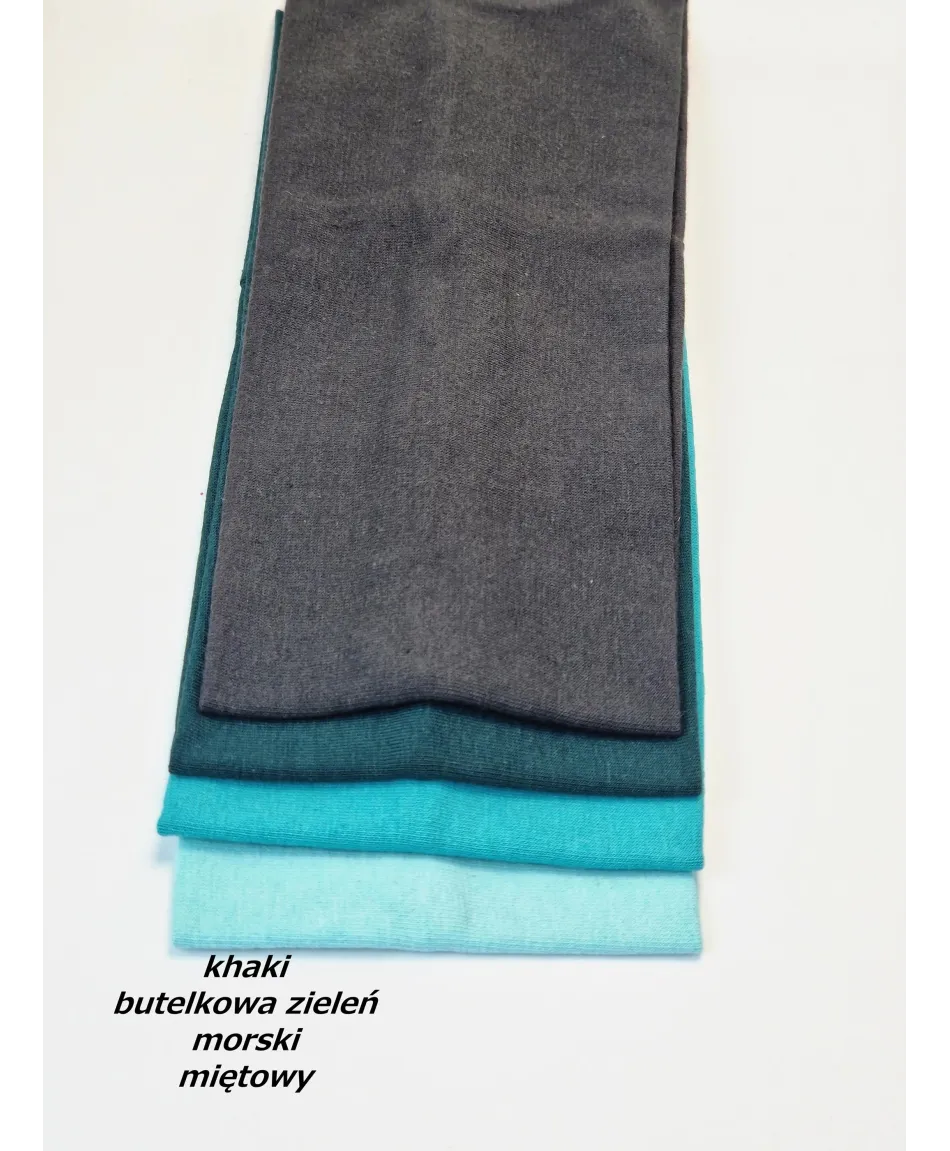 Opaska do włosów bawełniana na uszy szeroka