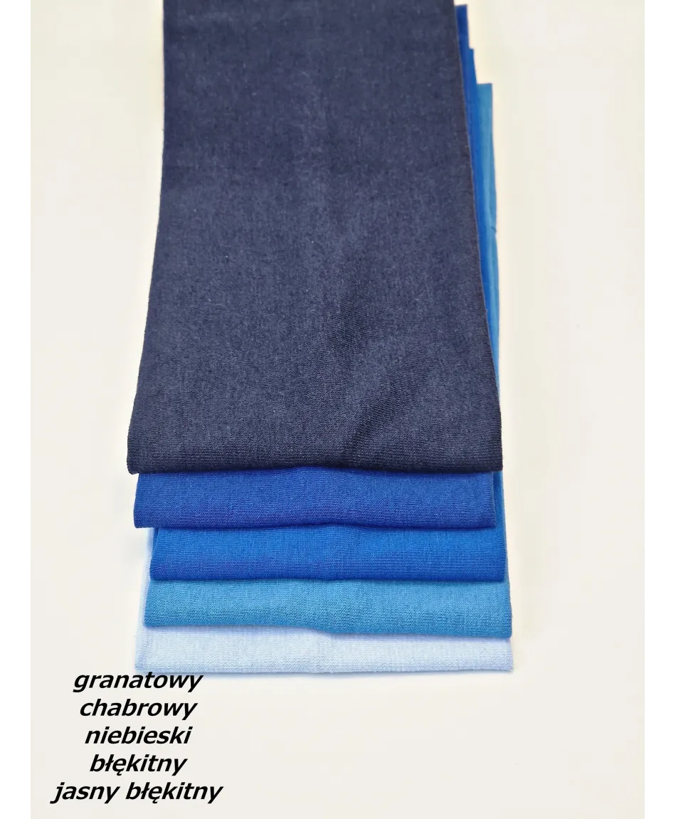 Opaska do włosów bawełniana na uszy szeroka