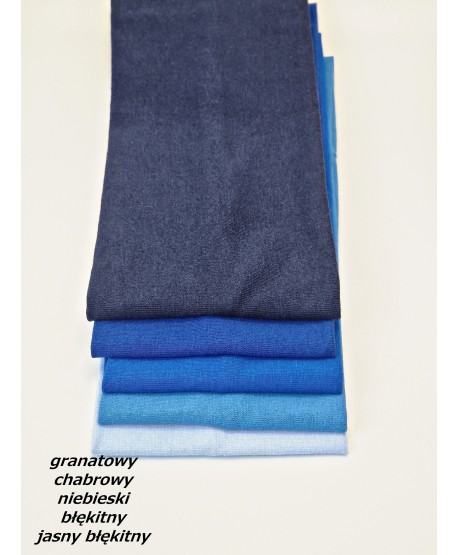 Opaska do włosów bawełniana na uszy szeroka