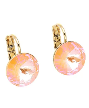 Kolczyki stal na biglu kryształ