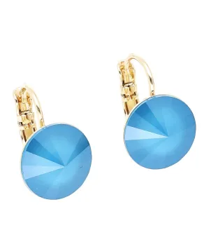 Kolczyki stal na biglu kryształ