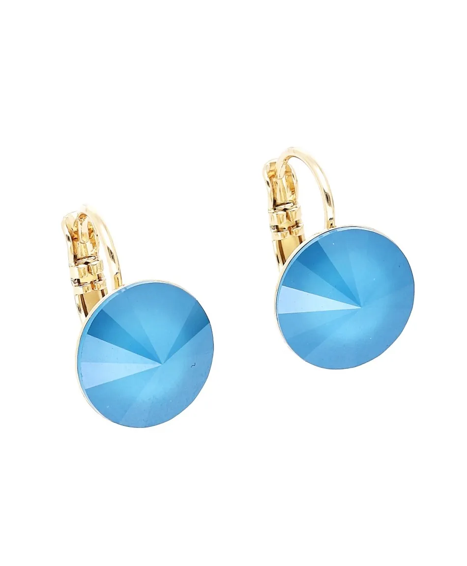 Kolczyki stal na biglu kryształ