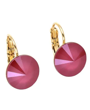 Kolczyki stal na biglu kryształ