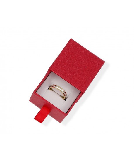 Opakowanie ozdobne wyciągana szufladka czerwone