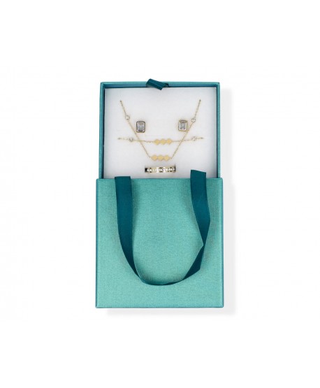 Opakowanie ozdobne wyciągana szufladka morski 10x10cm