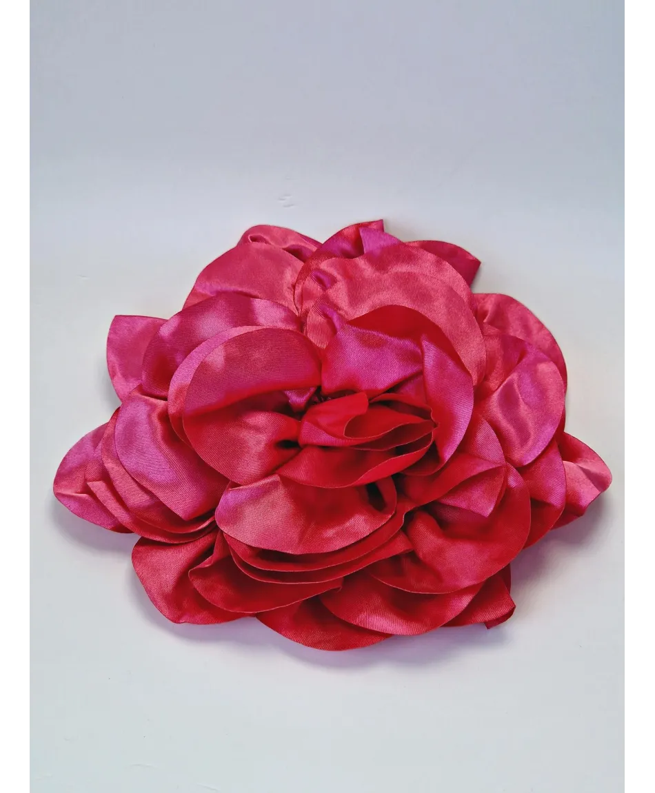 Broszka bardzo duży kwiat w kolorach