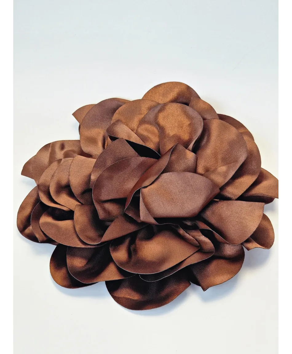 Broszka bardzo duży kwiat w kolorach